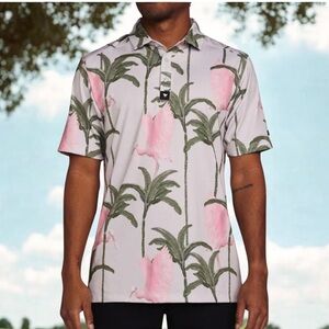 Bad Birdie Flamingo Low Golf Polo Men xl